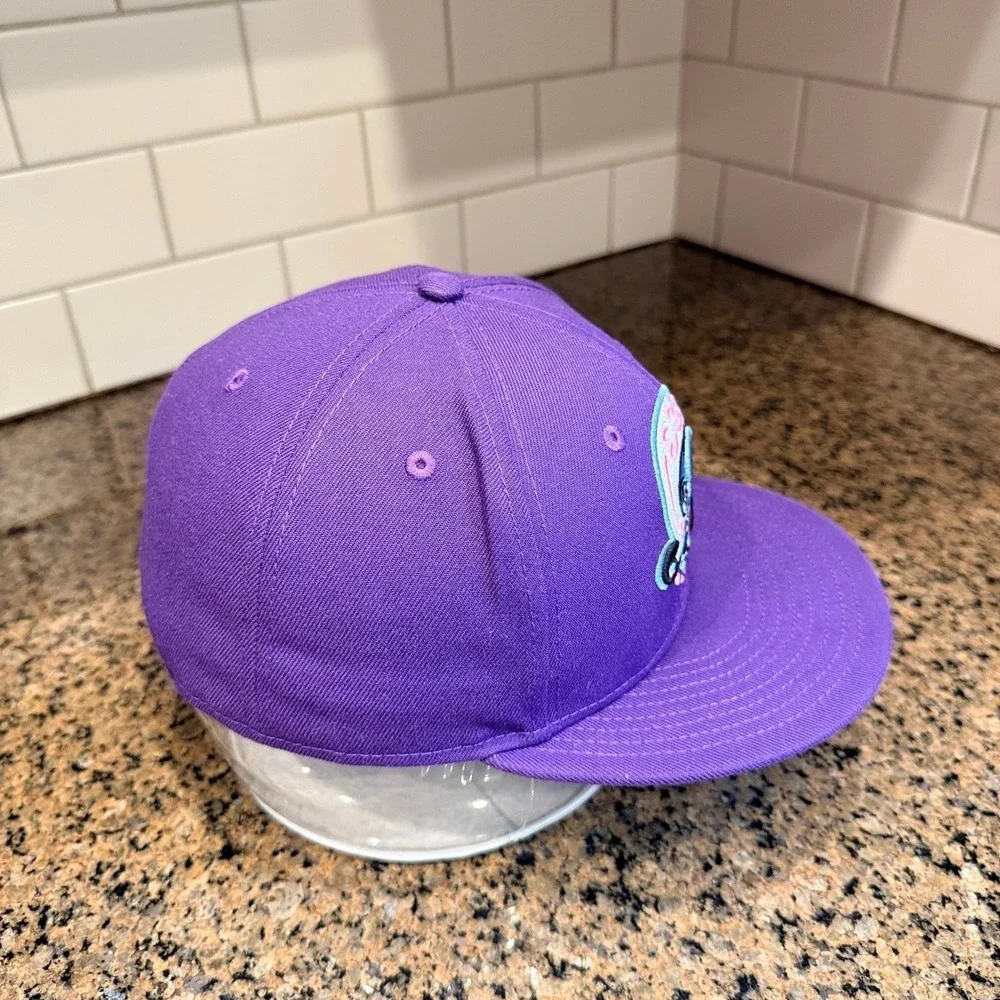 Jersey Shore BlueClaws New Era 59FIFTY Hat 7 5/8 Copa‎ Diversion Medusas Purple